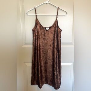 A New Day Metallic Mini Dress